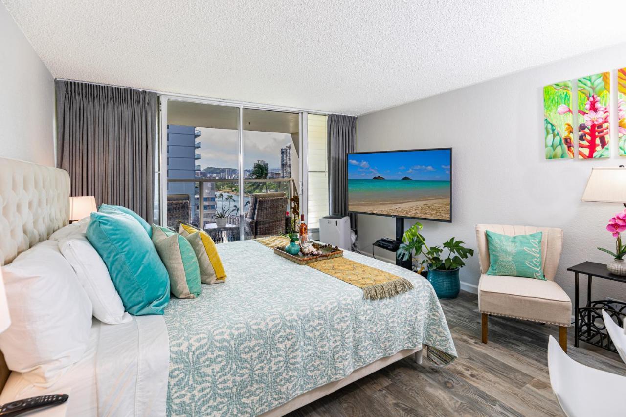 호놀룰루 Beautifully Upgraded Studio Close To Waikiki Beach 아파트 외부 사진